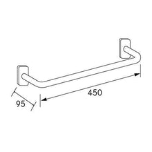 Load image into Gallery viewer, Franke CNTX450 Straight Grab Bar - Polished Stainless Steel
