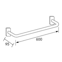 Load image into Gallery viewer, Franke CNTX600 Straight Grab Bar - Polished Stainless Steel

