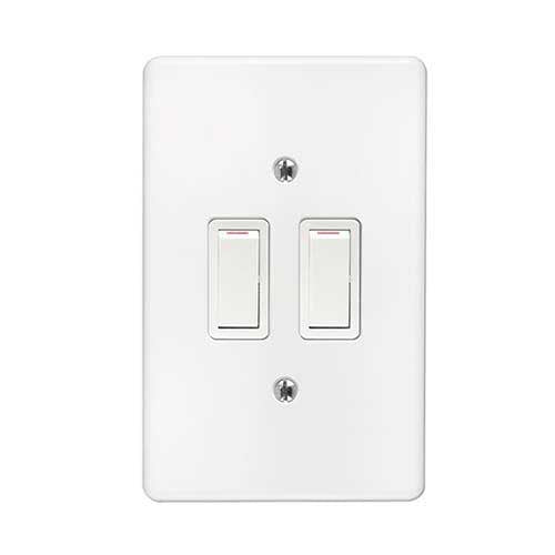 Crabtree Classic 2 Lever 2-Way Light Switch 4 x 2