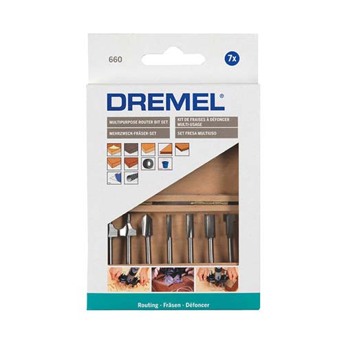 Dremel Multipurpose Router Bit Set 660