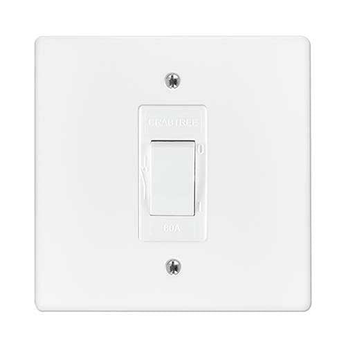 Crabtree Classic Stove Isolator Switch 3P 60A 4 x 4