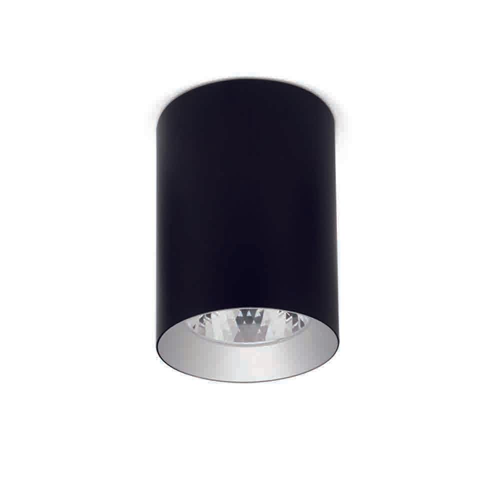 Spazio Portico Slim LED Surface Downlight 10° 25W 2380lm 160x112mm - Black