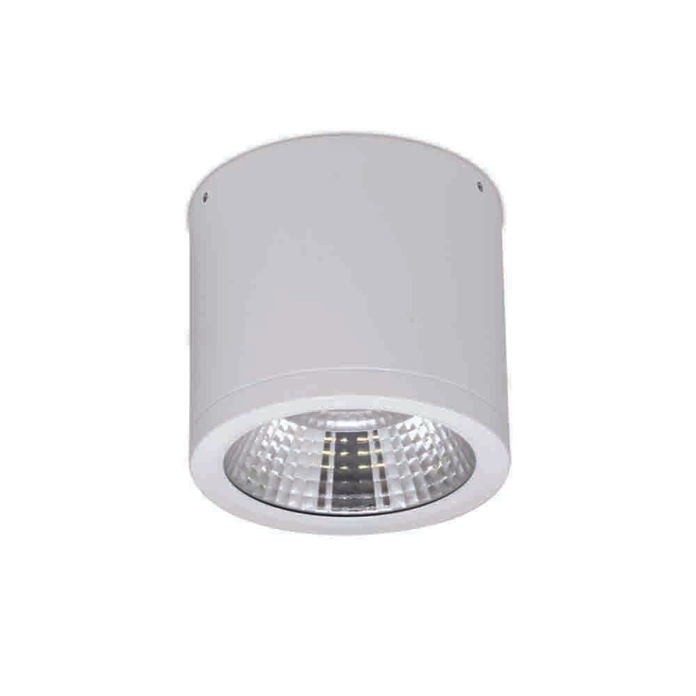 Spazio Portico Slim LED Surface Downlight 24° 25W 3030lm 110x120mm - White