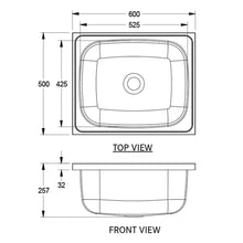 Load image into Gallery viewer, Franke Luxtub LDL Single Bowl Wall Mounted / Drop-On Wash Trough with 90mm Outlet
