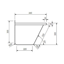 Load image into Gallery viewer, Franke DLX 101 Single Bowl Wall Mounted Wash Trough - Stainless Steel
