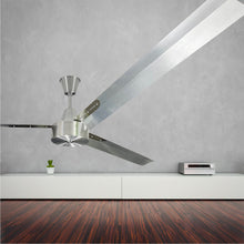 Load image into Gallery viewer, Solent Albatross 3 Blade Ceiling Fan 2100mm - Silver
