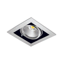 Load image into Gallery viewer, Spazio Kardan LED Recessed Downlight 35W 195x195mm - Silver
