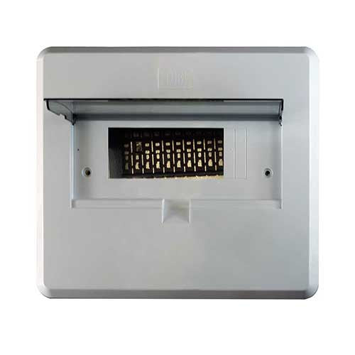 CBi 12-Way Steel Distribution Board with Steel Cover