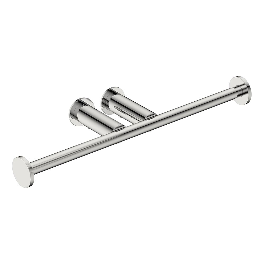 LIQUIDRed Unity Double Toilet Roll Holder - Polished Chrome