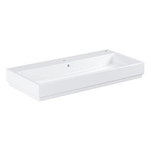 GROHE Cube Ceramic Rectangular Countertop Vanity Basin