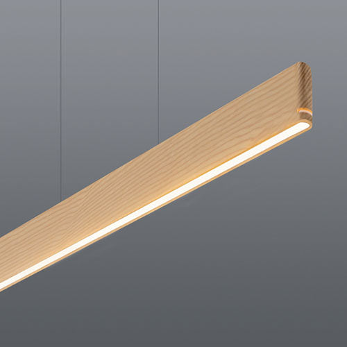 Spazio Linear Avico Wooden Pendant