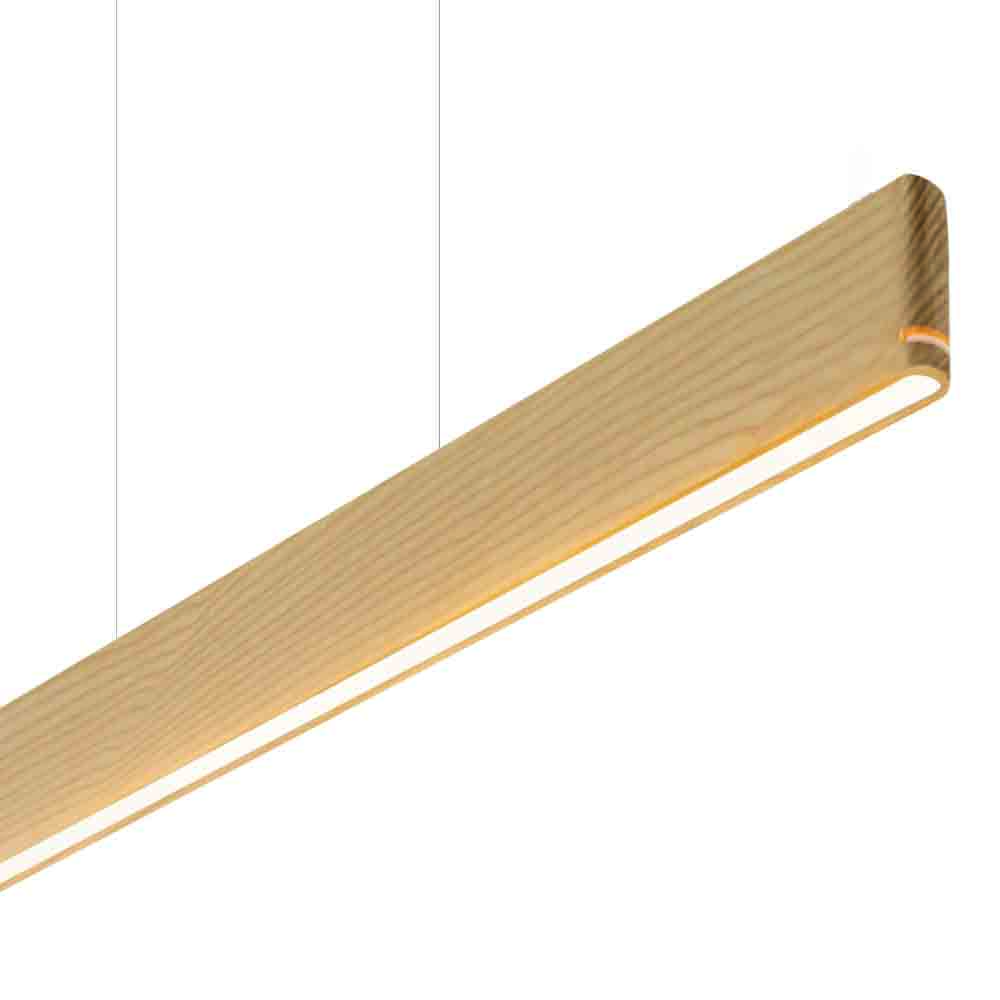 Spazio Linear Avico Wooden Pendant