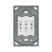 Load image into Gallery viewer, VETi &lt;i&gt;3&lt;/i&gt; 3 Lever 2 Way Light &amp; Dimmer Switch Yoke 4 x 2
