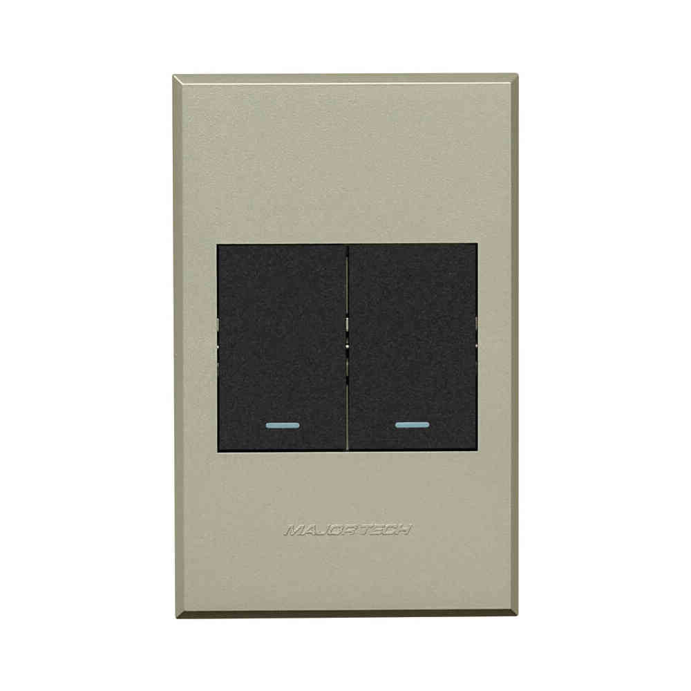 VETi 3 2 Lever 2-Way Light & Dimmer Switch 4 x 2