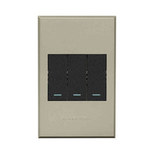 Load image into Gallery viewer, VETi 3 3 Lever 1-Way Light Switch 4 x 2
