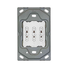 Load image into Gallery viewer, VETi 3 3 Lever 1 Way Light Switch Yoke 4 x 2
