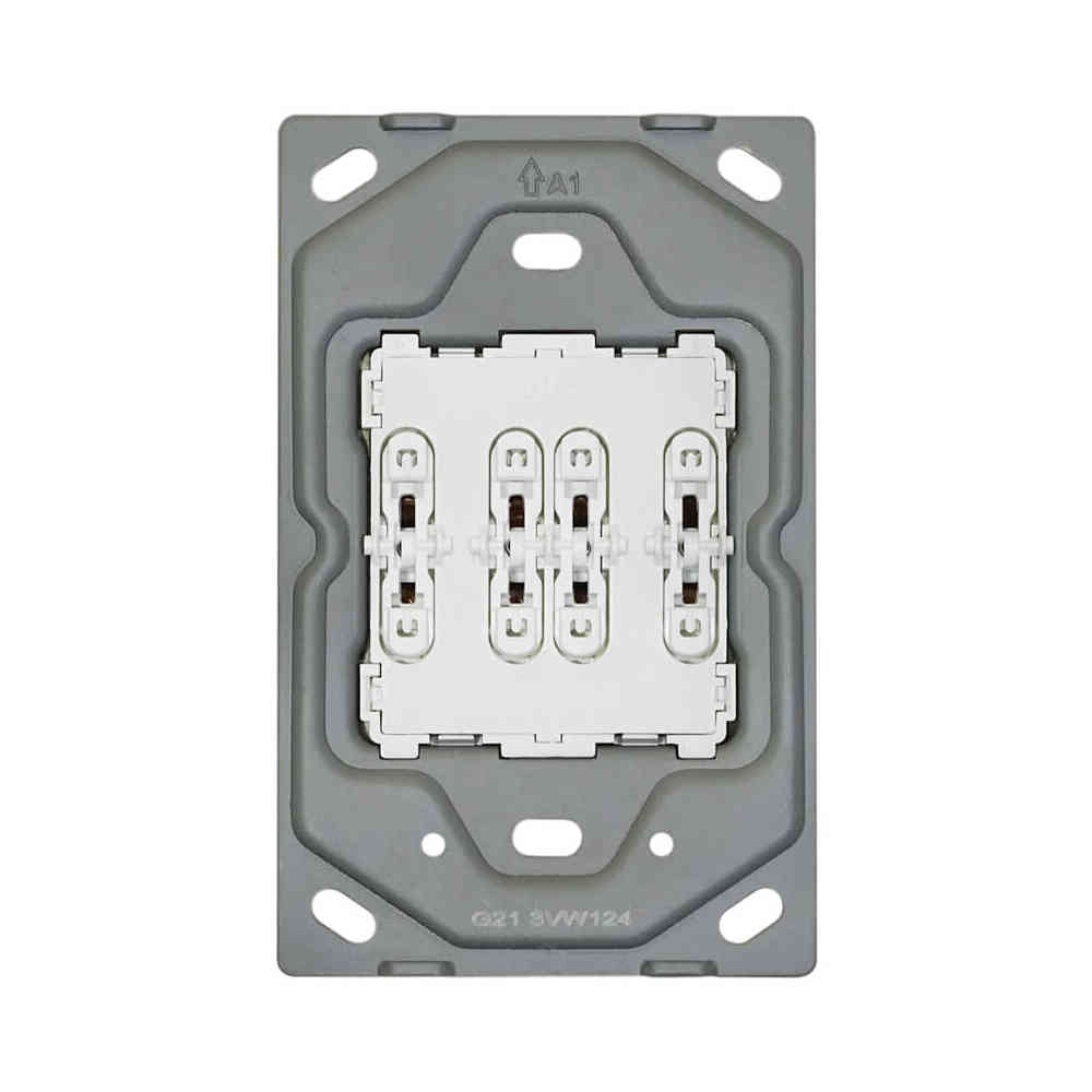 VETi 3 4 Lever 1-Way Light Switch Yoke 4 x 2