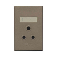 Load image into Gallery viewer, VETi 3 3V20TB Pola RSA Wall Socket 4x2 - Bronze / Titanium
