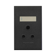 Load image into Gallery viewer, VETi 3 3V20TG Pola RSA Wall Socket 4x2 - Graphite / Titanium
