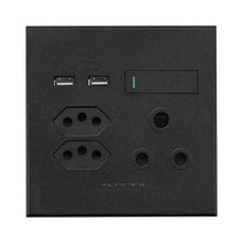 Load image into Gallery viewer, VETi &lt;i&gt;3&lt;/i&gt; Double USB Combo Wall Socket 4 x 4
