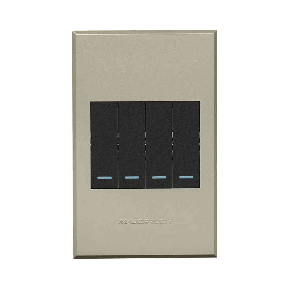 VETi <i>3</i> 4 Lever Switch Cover Plate 4 x 2