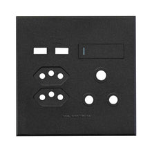 Load image into Gallery viewer, VETi 3 USB Combo Socket Cover Plate 4 x 4
