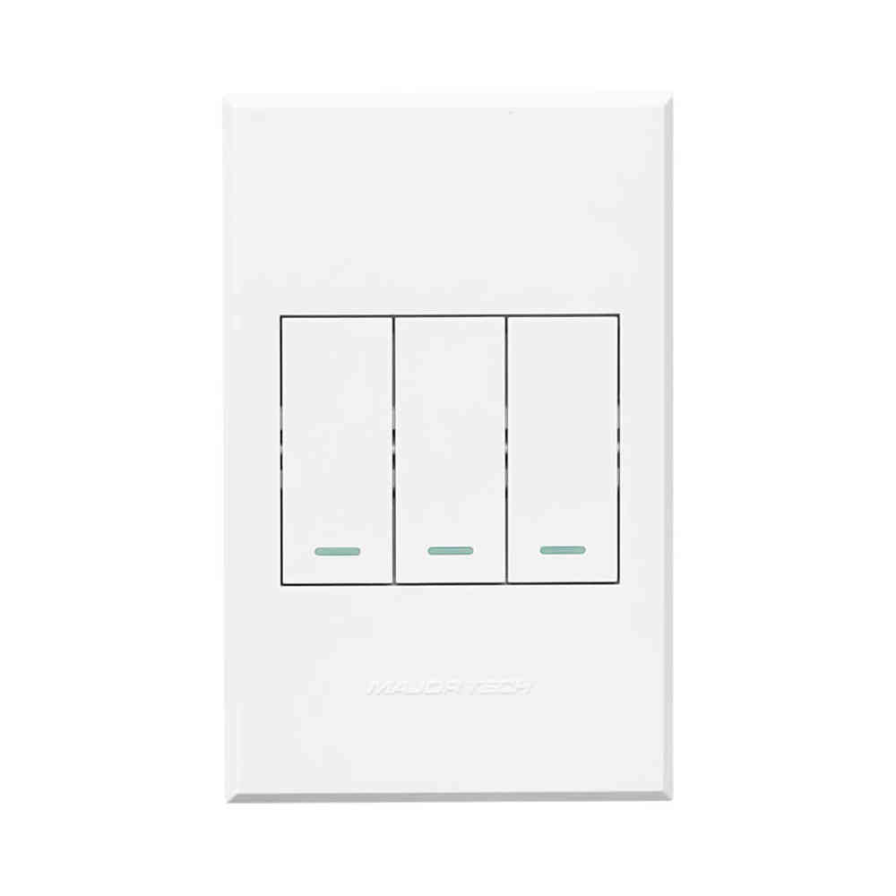 VETi 3 3 Lever 2-Way Light & Double Dimmer Switch 4 x 2