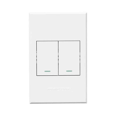 VETi 3 2 Lever 1-Way Light Switch 4x2