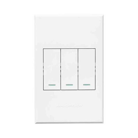 VETi 3 3 Lever 1-Way Light Switch 4x2