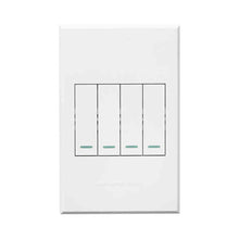 Load image into Gallery viewer, VETi 3 4 Lever 1-Way Light Switch 4 x 2
