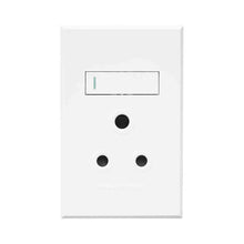 Load image into Gallery viewer, VETi 3 3VW20 Pola RSA Wall Socket 4x2 - White
