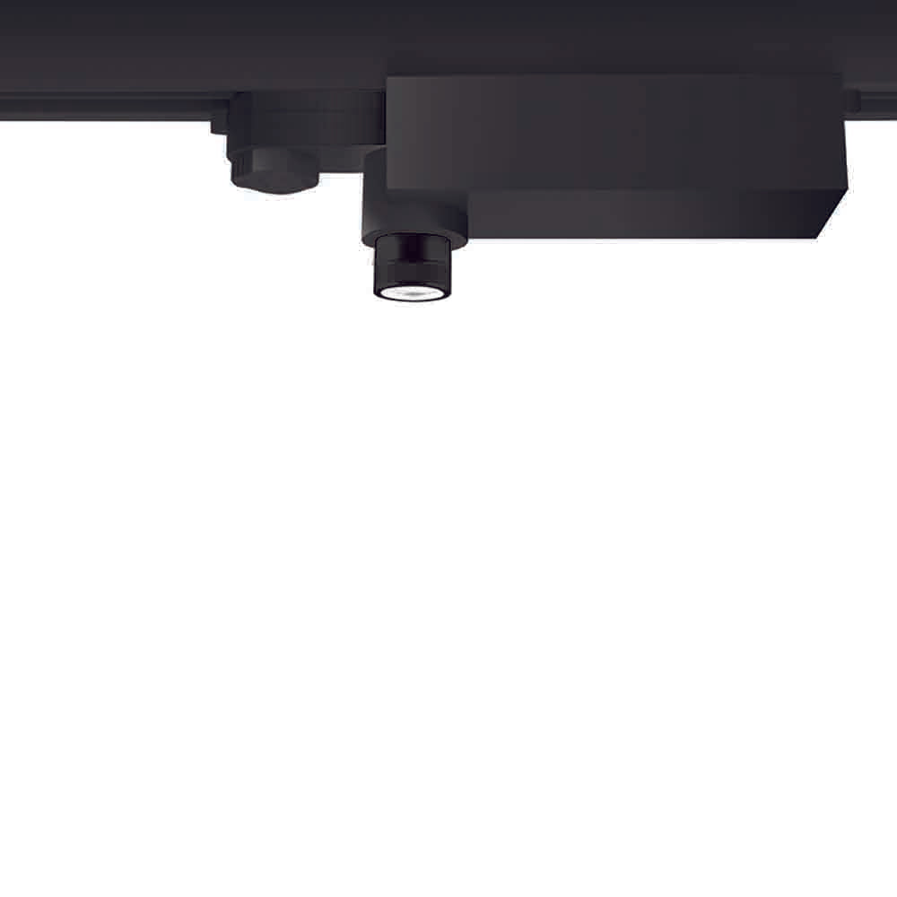 Spazio Emerspot 4 Wire Emergency Track Light - Black