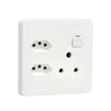 Schneider Iconic RSA Slimline Combo Socket 4 x 4