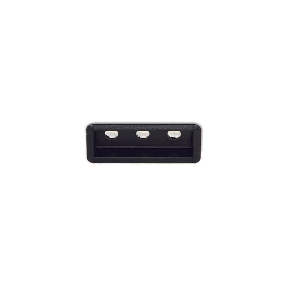 Spazio Air 3 Recessed Downlight 98x42mm - Black