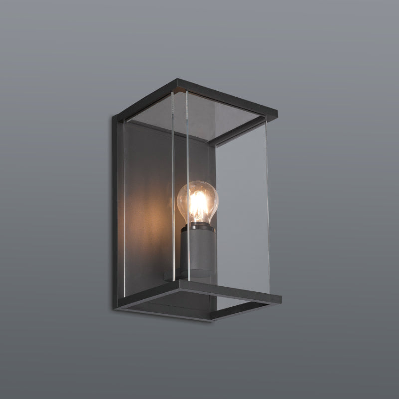 Spazio Tetris Rectangle 60W Wall Light - Black