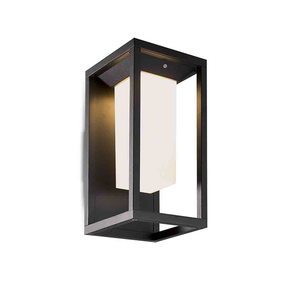 Spazio Astral Solar Aluminium 2.2W 588lm Warm White - Black