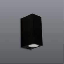 Load image into Gallery viewer, Spazio Block P Up and Down Rectangular 10W GU10 LED Wall Fitting
