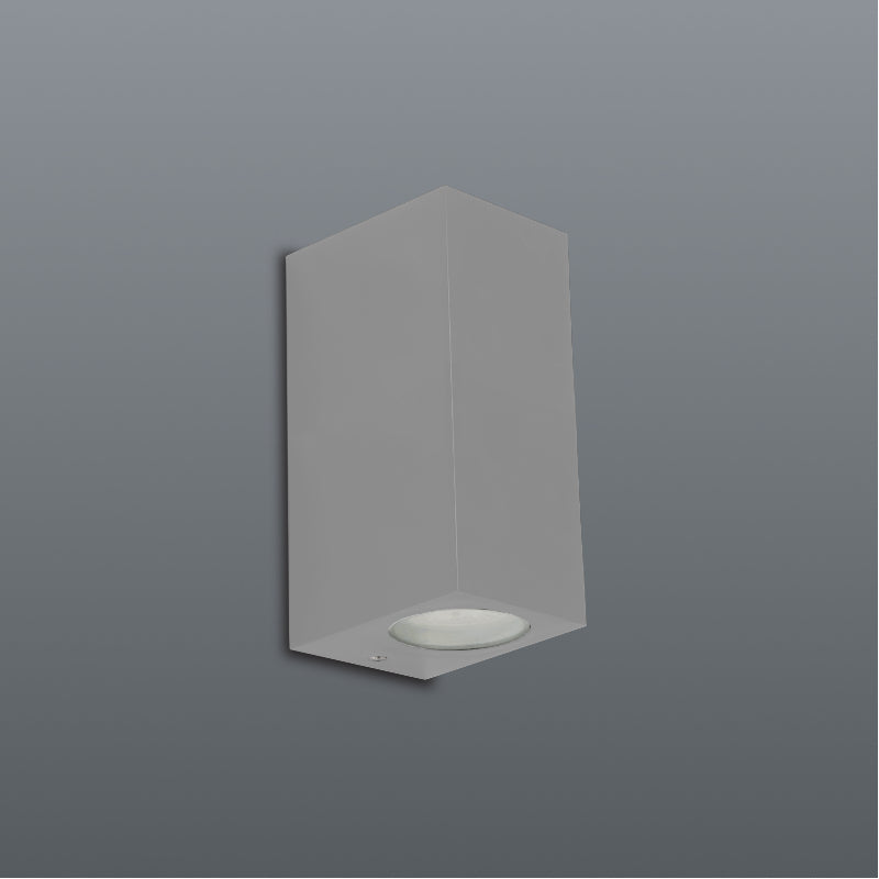 Spazio Block P Up and Down Rectangular 10W GU10 LED Wall Fitting