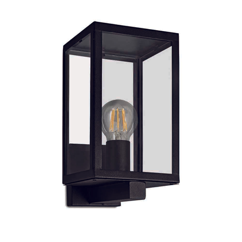 Spazio Rubik Out Wall Square Wall Light - Black