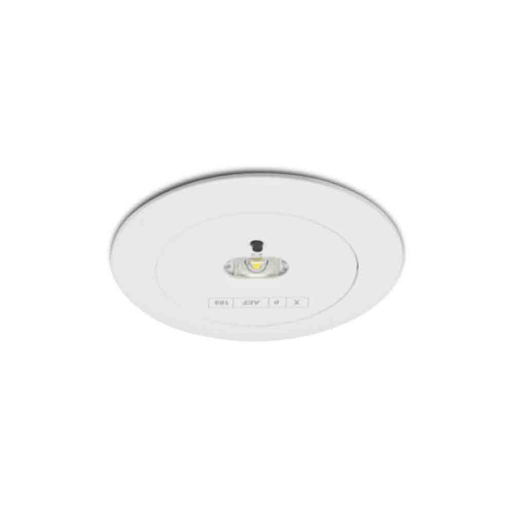 Spazio Emergency LED Light - Recessed - White