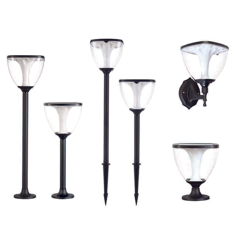 Spazio 3Sixty Solar Rechargable Lamp CTC - Black