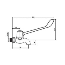 Load image into Gallery viewer, Cobra Medical Bib Tap with Red Indice
