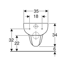 Load image into Gallery viewer, Geberit Smyle Wall-Hung Toilet - White
