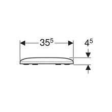 Load image into Gallery viewer, Geberit Smyle Soft-Close Toilet Seat + Lid - White
