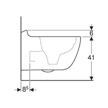 Load image into Gallery viewer, Geberit Citterio Rimless Wall-Hung Toilet - White
