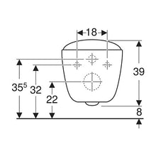 Load image into Gallery viewer, Geberit Citterio Rimless Wall-Hung Toilet - White

