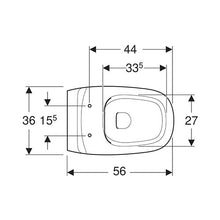 Load image into Gallery viewer, Geberit Citterio Rimless Wall-Hung Toilet - White
