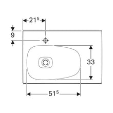 Load image into Gallery viewer, Geberit Citterio Wall-Hung Basin with Right Shelf Surface 750mm
