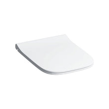 Load image into Gallery viewer, Geberit Smyle Square Sandwich-Shaped Toilet Seat - White
