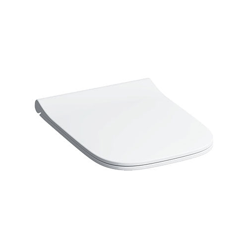 Geberit Smyle Square Sandwich-Shaped Toilet Seat - White
